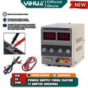 Yihua 1502DD LED DC Power Supplay Digital HP Ponsel 2 Amper 2A 15V OR