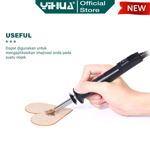 Yihua 930-III Solder Listrik Ukir Lukis Kayu Wood Carving Burning Tool