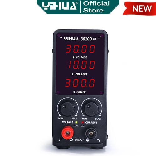 Yihua 3010D-III Power Supply HP Digital 10A 30V Penghancur Short 350W