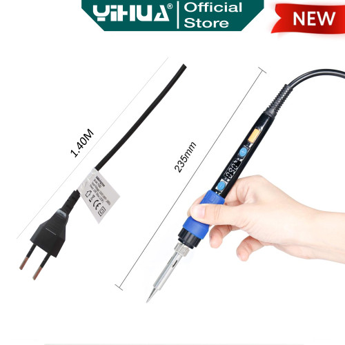 Yihua 928D Solder Tangan Listrik 65W Temperature Suhu LCD Digital ORI