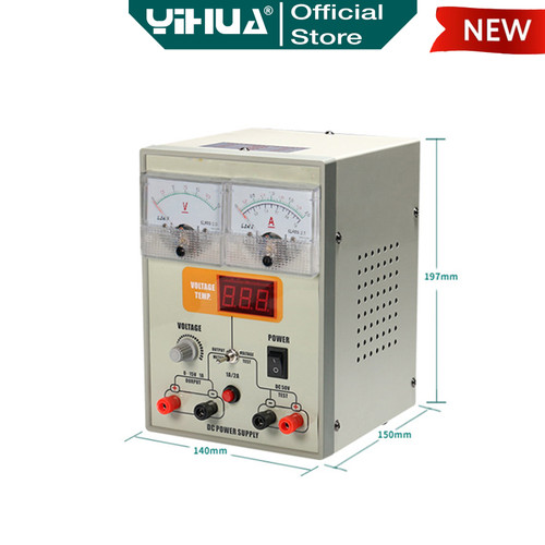 Yihua 1502T Power Supply DC 2 Amper 0-15V Digital Analog Service HP OR