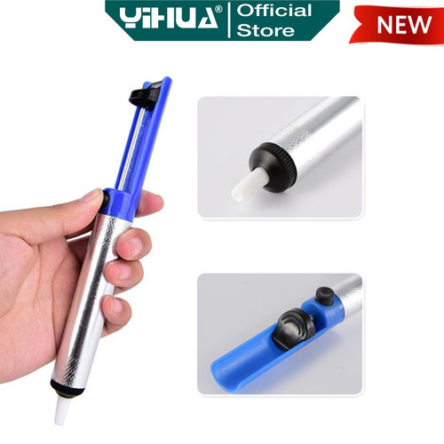 Yihua XQ-1 Penyedot Timah Solder Silver Biru Desoldering Pump Original