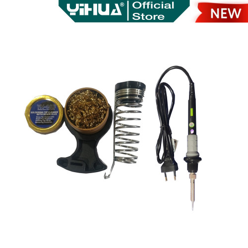Yihua 947V Solder Tangan Listrik Ajustable Temperature 60W + Dudukan