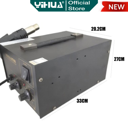 Yihua 850B Blower Solder Uap Analog Hot Air Gun SMD Rework Original