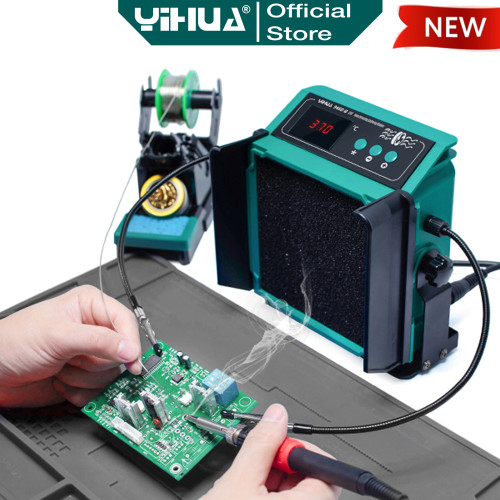 Yihua 948D QIII Kipas Penghisap Asap Solder Debu 2 IN 1 Solder Station