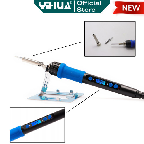 Yihua 928D-I Solder Listrik Iron 60W Temperature Suhu LCD Digital ORI