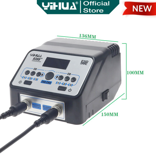 Yihua 938D+ Solder Station Digital Upgrade Version Soldering Iron ORI