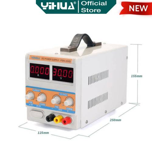 Yihua 305D-III Power Supply DC 4 LED Display Current Value 30V 5A ORI