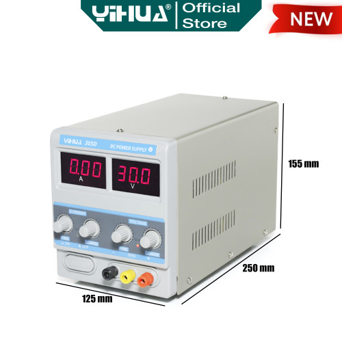 Yihua PS305D Power Supply Digital DC 5A 30V Repair Penghancur Short