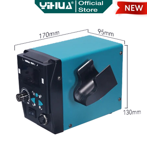 Yihua 959D-II Blower Solder Uap SMD Rework Station Hot Gun 959D II ORI