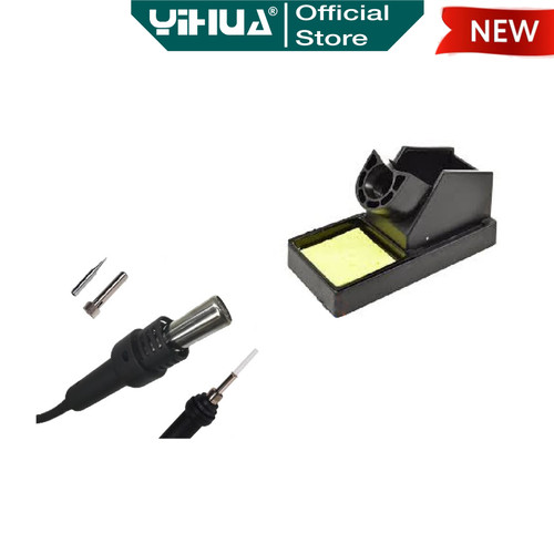 Yihua 872D Blower Solder Uap Hot Air Gun 2 IN 1 Soldering Station ORI