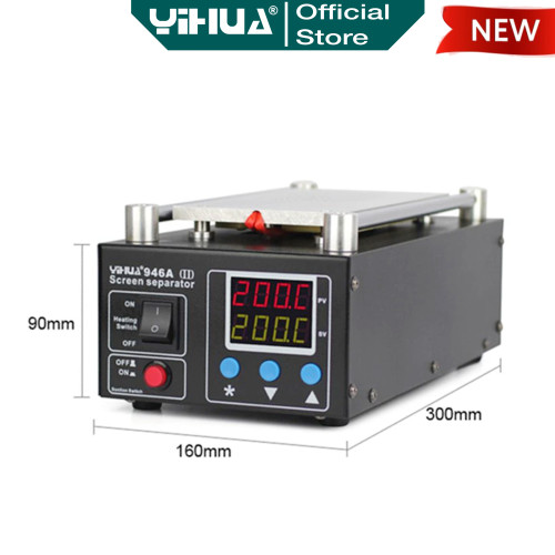 Yihua 946A-II Mesin Pemisah Kaca LCD Touchscreen Separator Repair ORI