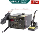 Yihua 852D Blower Solder Uap Hor Air Gun Pump 2 IN 1 Soldering Station