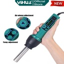 Yihua 8858-I Digital Blower Portable Solder Uap Hot Air Gun Rework ORI