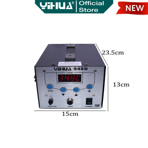 Yihua 948D Desoldering Pump Gun 3 IN 1 Soldering Station Upgrade ORI