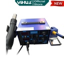 Yihua 862D+ Blower Solder Uap Hot 2 IN 1 Soldering Station Digital ORI