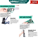 Yihua 853D 5A-II Blower Uap 3 IN 1 Solder Station Power Supply 5A 30V