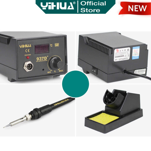 Yihua 937D+ Solder Station Digital Soldering Iron 75W Antistatic ORI