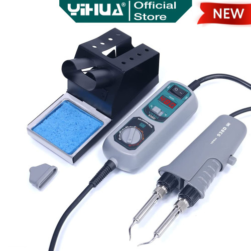 Yihua 938D Soldering Tweezer Portable Solder Jepit Pinset SMD IC Dobel