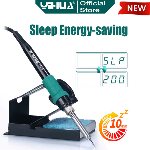 Yihua 8786D-I Blower Uap Hot Air 2 IN 1 Soldering Station Digital ORI