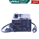 Yihua 852+ Blower Solder Uap Hot Air Gun SMD Rework Digital Station OR