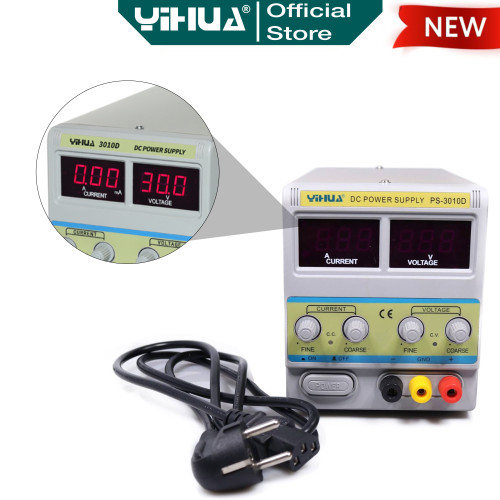 Yihua 3010D DC Stabilized Power Supply 30V 10A Penghancur Short ORI