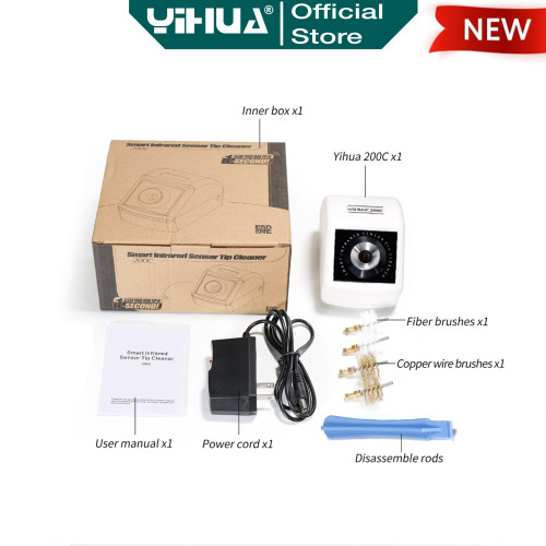 Yihua 200C Pencuci Mata Solder Otomatis Alat Pembersih Mata Solder ORI