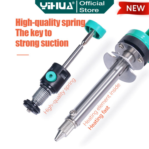 Yihua 929D-V Desoldering Pump Electric Vacuum Penyedot Timah Solder OR