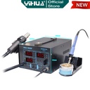 Yihua 892D+ Solder Uap Blower SMD Rework Soldering Station Digital ORI