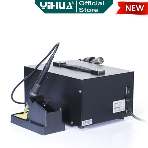 Yihua 852 Blower Solder Uap Analog 2 IN1 Soldering Station Hot Air ORI