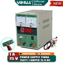 Power Supply HP YIHUA 1501T DC Digital Manual Plus Kabel 1A 15V Bazzer
