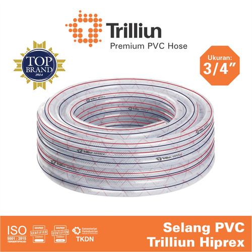 Selang Air PVC Trilliun Hiprex 3/4" Inch - 50 Meter