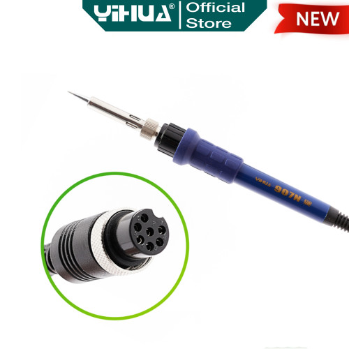 Yihua 907N Gagang Solder Soldering Station Elemen Import Steker 7 PIN