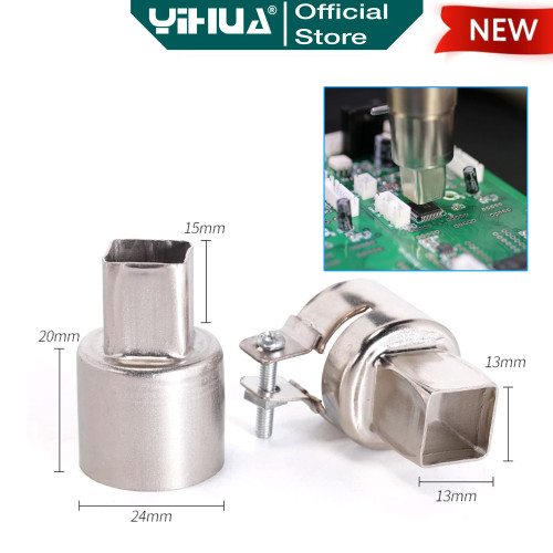 Yihua 857 850 Mata Blower Station Corong Nozzel 5 IN1 Hot Air Gun Tip