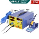 Yihua 853D+ Solder Station 3 IN1 Blower Uap Hot Gun + Power Supply 3A