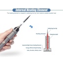 Yihua 947-II Solder Tangan Listrik 60W Adjustable Temperature Iron Tip