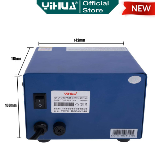 Yihua 902D Blower Solder Uap Hot Gun Rework - Sodering Station Digital