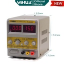 Yihua 1502DD+ DC Power Supply Digital Hp Ponsel 0-15V 0-2A 0-500mA ORI