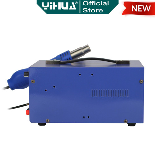 Yihua 853D+ Solder Station 3 IN1 Blower Uap Hot Gun + Power Supply 3A