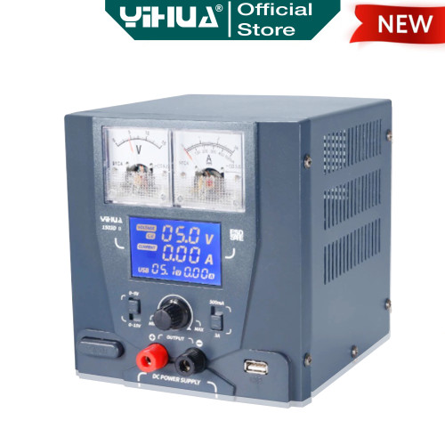 Yihua 1503D Power Supply Digital 15V 5A USB With Super Charger 3.0 ORI