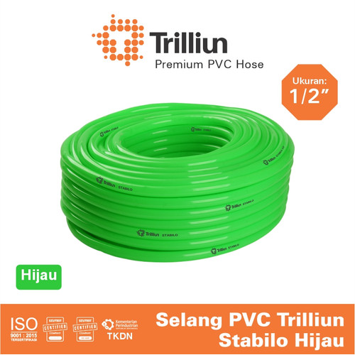Selang Air PVC Trilliun Stabilo 1/2" Inch - 100 Meter