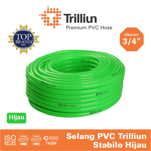 Selang Air PVC Trilliun Stabilo 3/4" Inch - 50 Meter