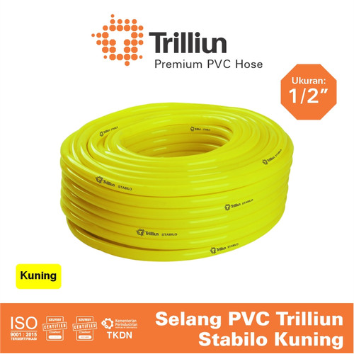 Selang Air PVC Trilliun Stabilo 1/2" Inch - 100 Meter