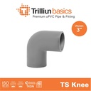 Fitting Pipa uPVC Trilliunbasics TS Knee - 3" Inch