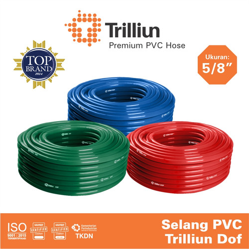 Selang Air PVC Trilliun Dof 5/8" Inch - 5 Meter