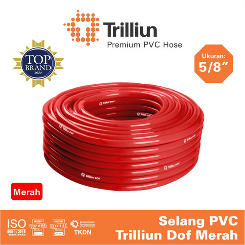 Selang Air PVC Trilliun Dof 5/8" Inch - 5 Meter