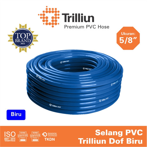 Selang Air PVC Trilliun Dof 5/8" Inch - 5 Meter