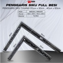 Penggaris Siku Meter Siku Tukang Full Besi 20x30cm 40x60cm