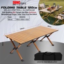 Meja Camping Outdoor Kemah Piknik Meja Lipat Portable Serbaguna