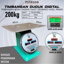 Timbangan Duduk Digital 200kg Timbangan Buah Sayur Barang Paket Panen PANDA SCALE INSTAN